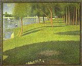 Georges Seurat The Island of La Grande Jatte painting